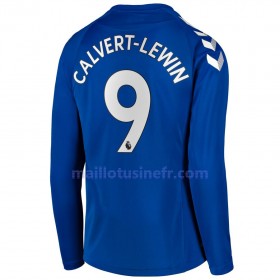 Maillot de Foot Everton Dominic Calvert-Lewin 9 Domicile 2020-21 Manches Longues